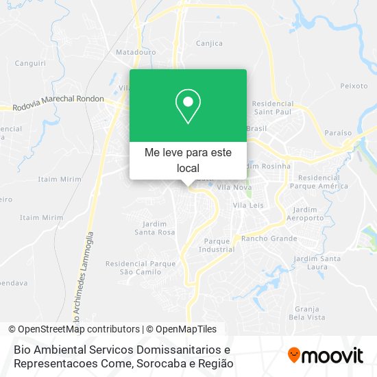 Bio Ambiental Servicos Domissanitarios e Representacoes Come mapa