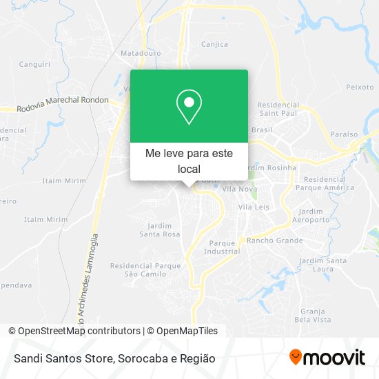 Sandi Santos Store mapa