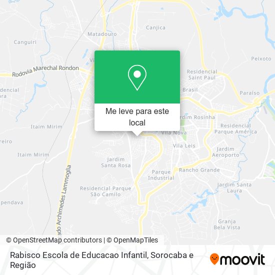 Rabisco Escola de Educacao Infantil mapa