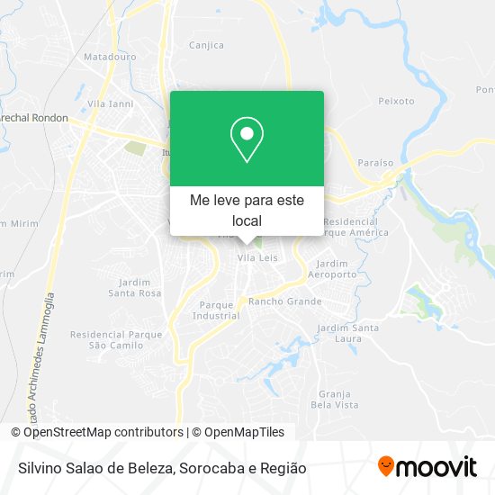Silvino Salao de Beleza mapa