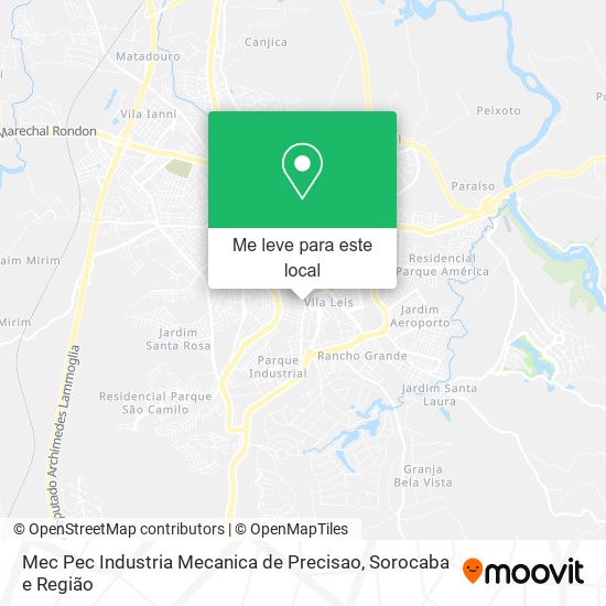Mec Pec Industria Mecanica de Precisao mapa