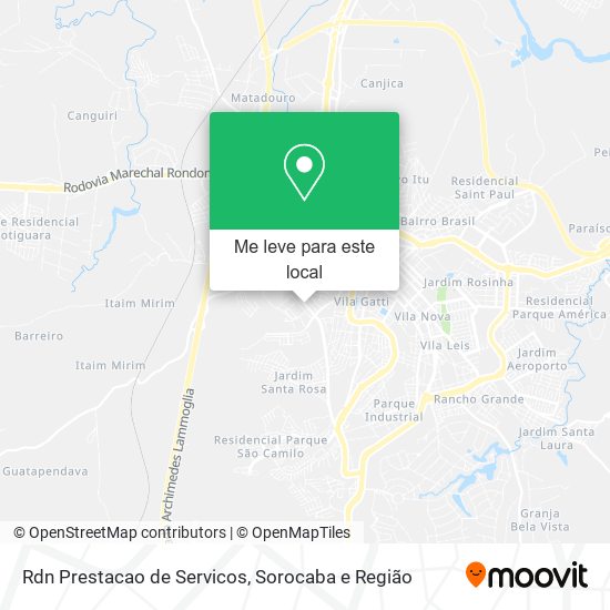 Rdn Prestacao de Servicos mapa