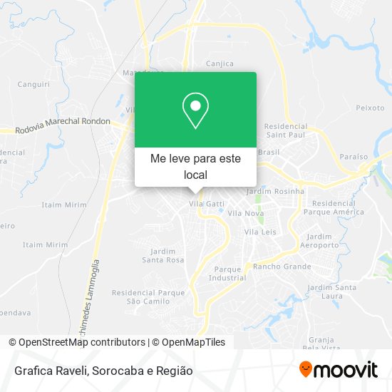 Grafica Raveli mapa