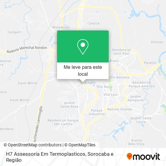 H7 Assessoria Em Termoplasticos mapa