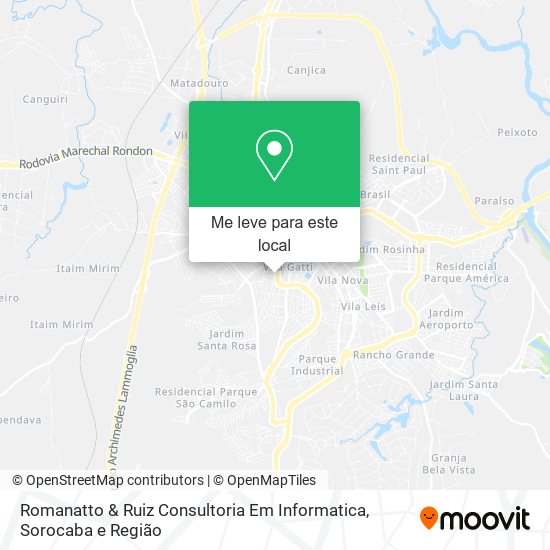 Romanatto & Ruiz Consultoria Em Informatica mapa