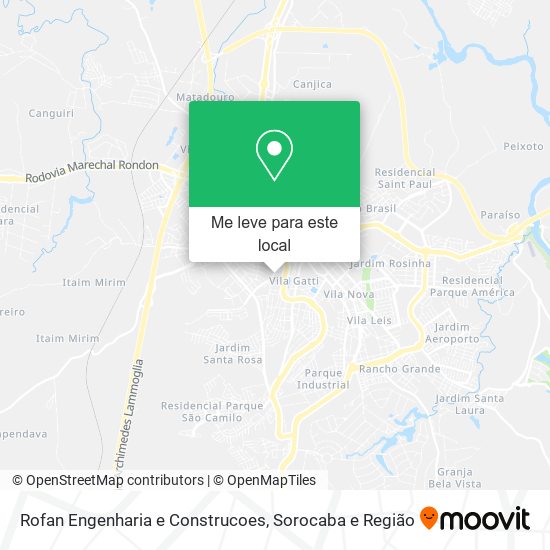 Rofan Engenharia e Construcoes mapa