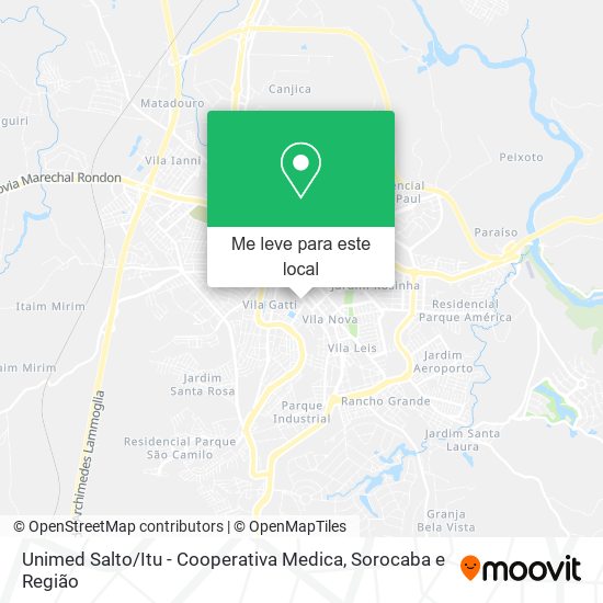 Unimed Salto / Itu - Cooperativa Medica mapa