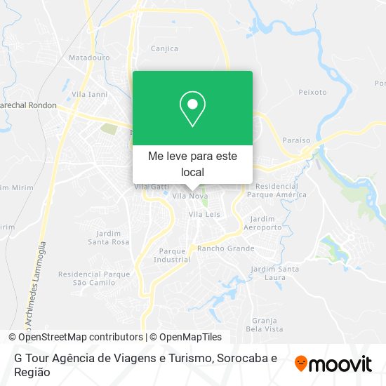 G Tour Agência de Viagens e Turismo mapa