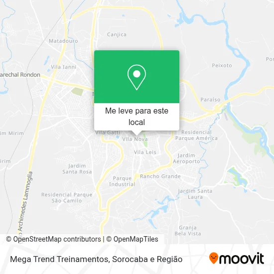 Mega Trend Treinamentos mapa