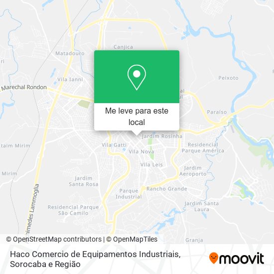 Haco Comercio de Equipamentos Industriais mapa