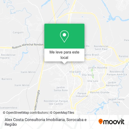 Alex Costa Consultoria Imobiliaria mapa