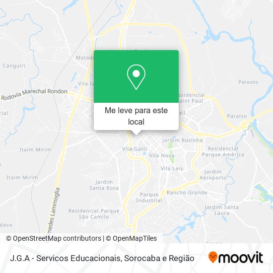 J.G.A - Servicos Educacionais mapa