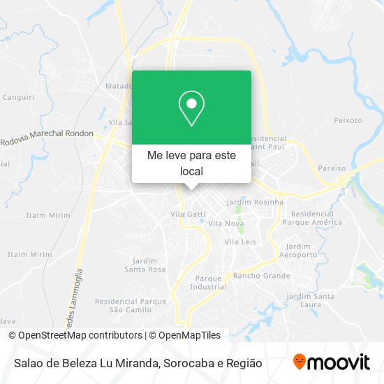 Salao de Beleza Lu Miranda mapa