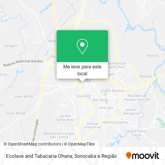 Ecolave and Tabacaria Ohana mapa