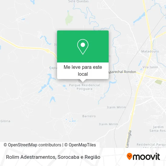 Rolim Adestramentos mapa