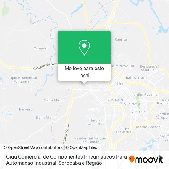 Giga Comercial de Componentes Pneumaticos Para Automacao Industrial mapa