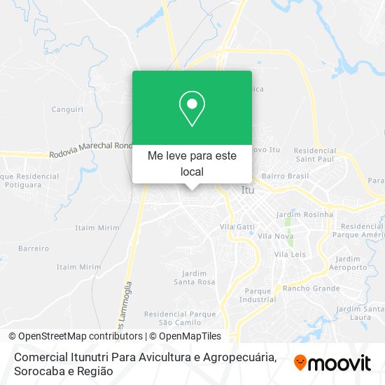 Comercial Itunutri Para Avicultura e Agropecuária mapa