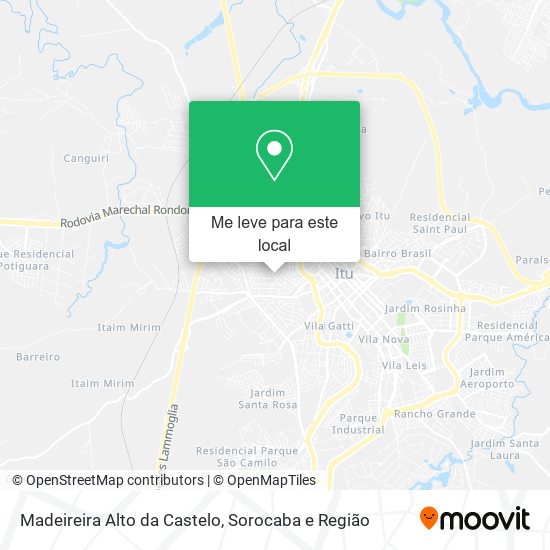 Madeireira Alto da Castelo mapa