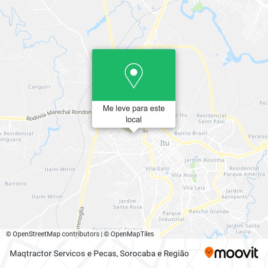 Maqtractor Servicos e Pecas mapa