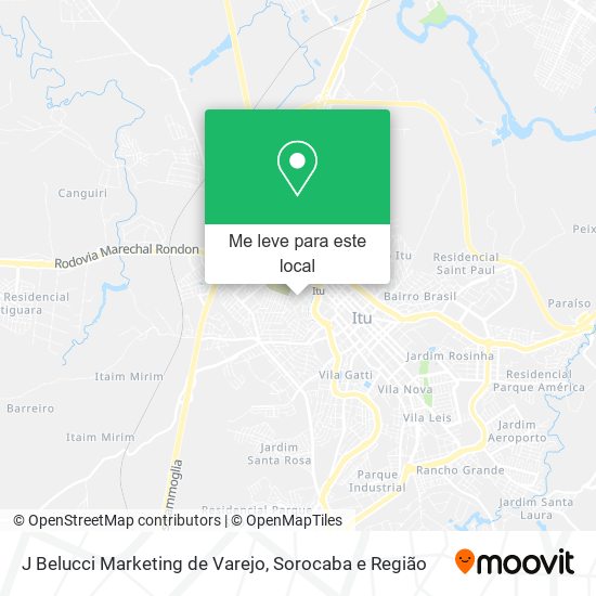 J Belucci Marketing de Varejo mapa