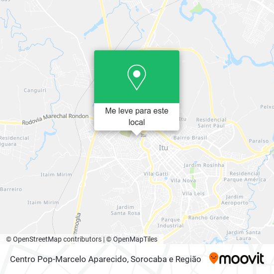 Centro Pop-Marcelo Aparecido mapa