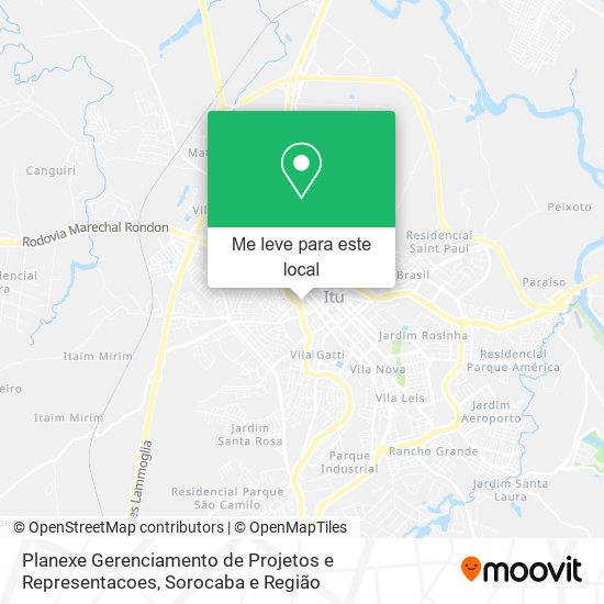 Planexe Gerenciamento de Projetos e Representacoes mapa