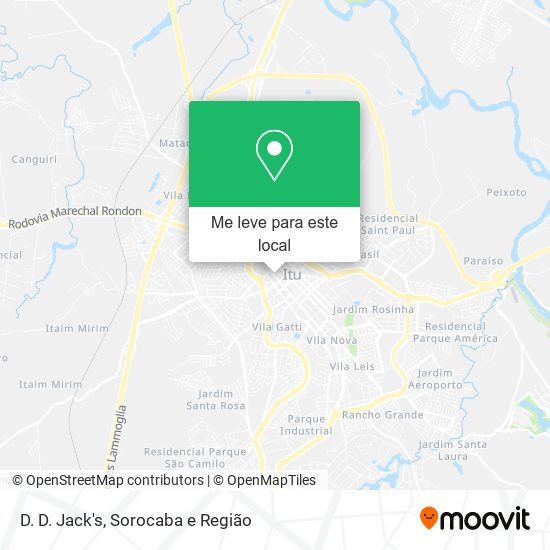 D. D. Jack's mapa