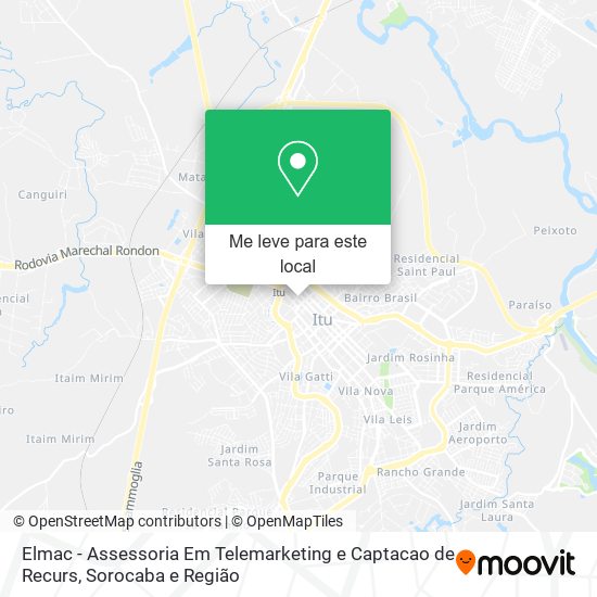 Elmac - Assessoria Em Telemarketing e Captacao de Recurs mapa