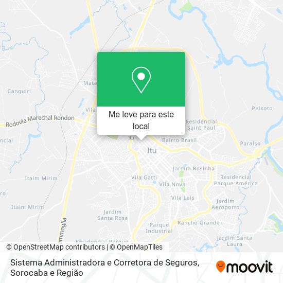 Sistema Administradora e Corretora de Seguros mapa