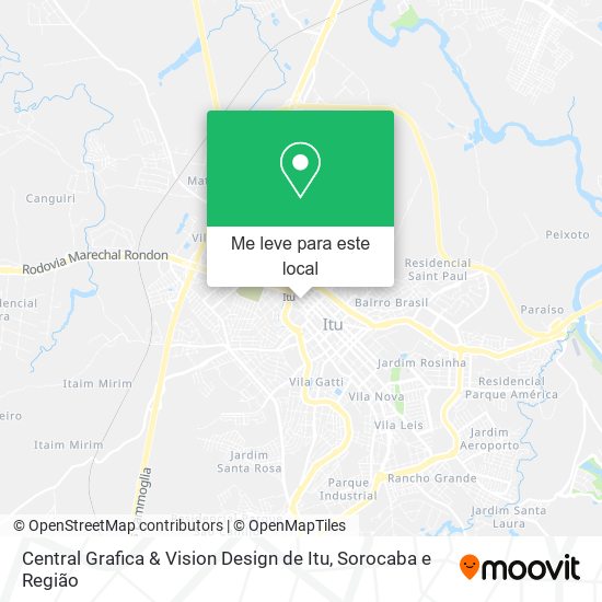 Central Grafica & Vision Design de Itu mapa