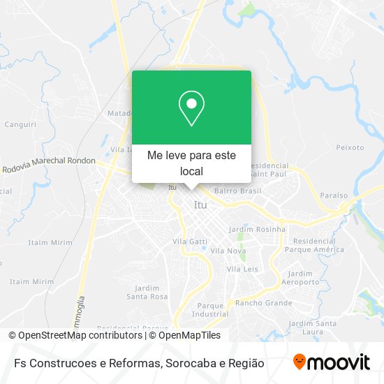 Fs Construcoes e Reformas mapa