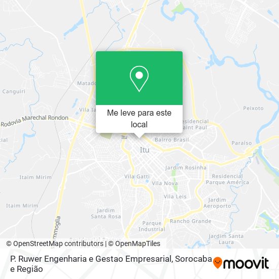 P. Ruwer Engenharia e Gestao Empresarial mapa