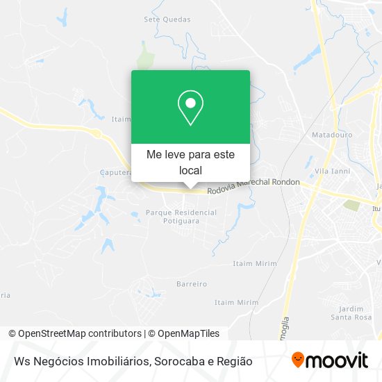 Ws Negócios Imobiliários mapa