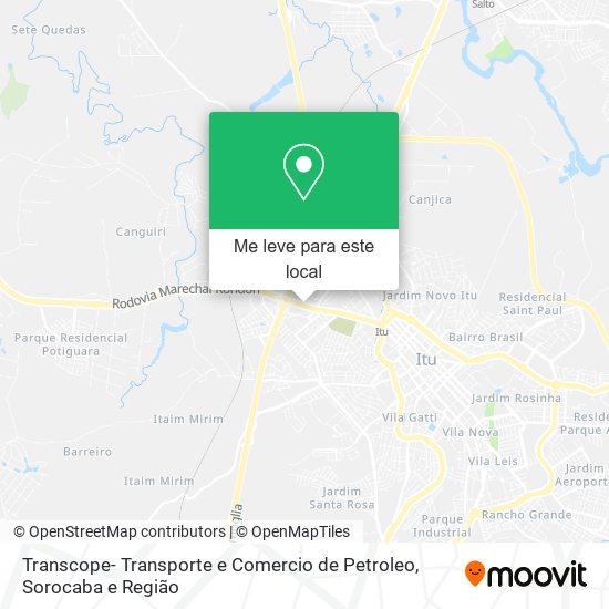 Transcope- Transporte e Comercio de Petroleo mapa