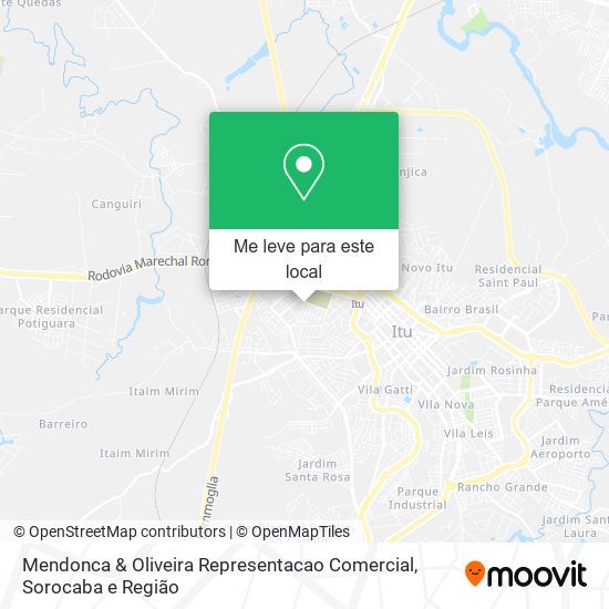 Mendonca & Oliveira Representacao Comercial mapa