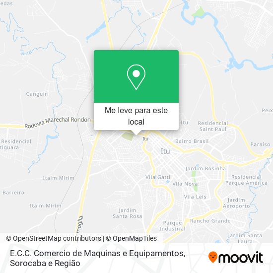 E.C.C. Comercio de Maquinas e Equipamentos mapa