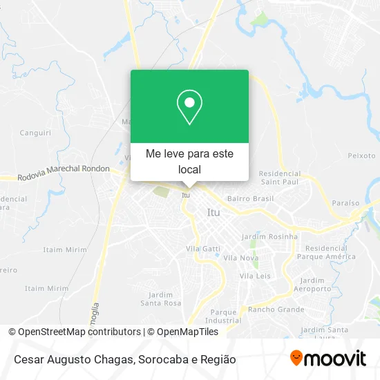 Cesar Augusto Chagas mapa