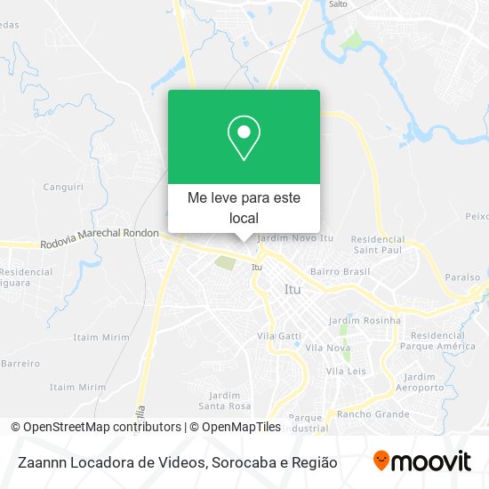 Zaannn Locadora de Videos mapa