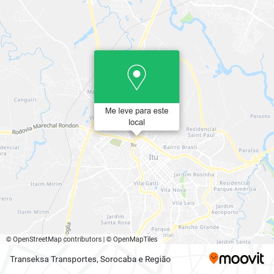 Transeksa Transportes mapa