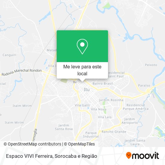 Espaco VIVI Ferreira mapa