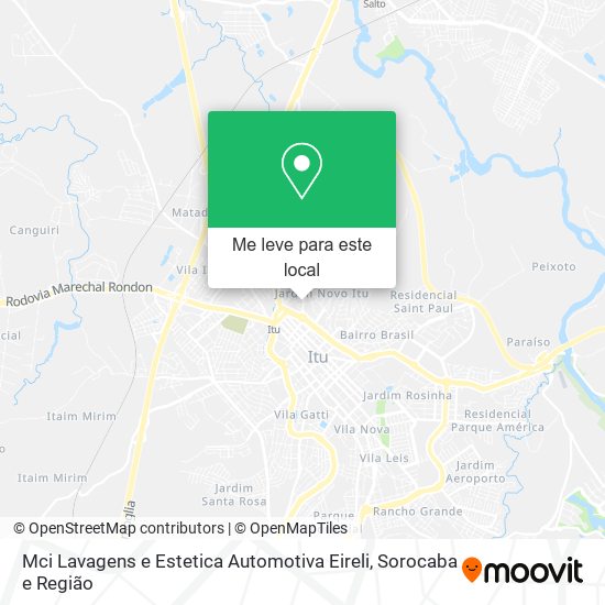 Mci Lavagens e Estetica Automotiva Eireli mapa