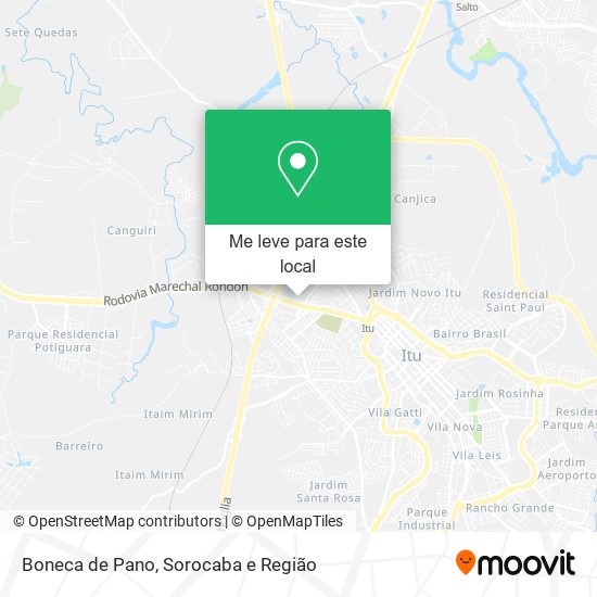 Boneca de Pano mapa