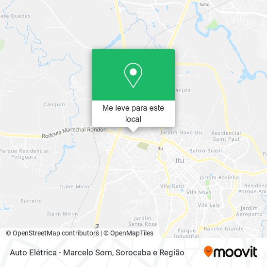 Auto Elétrica - Marcelo Som mapa