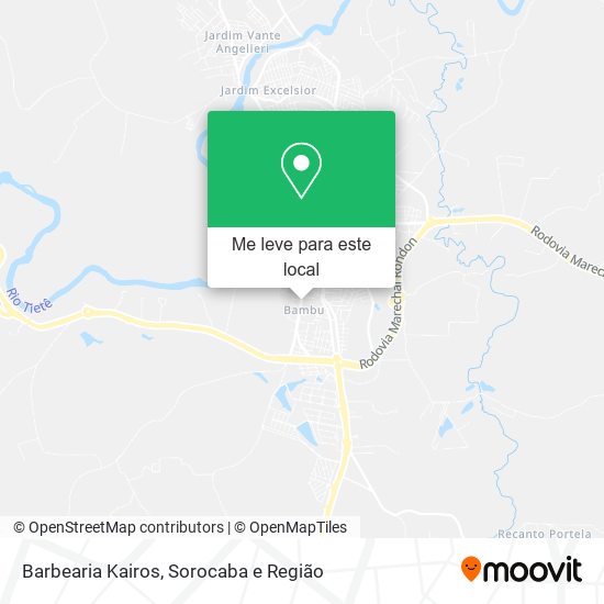 Barbearia Kairos mapa