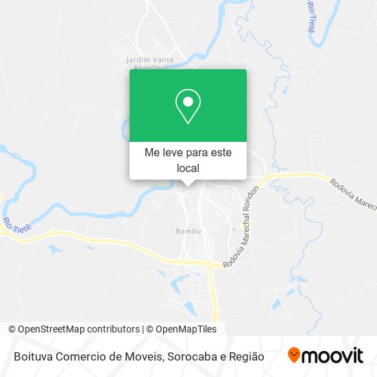 Boituva Comercio de Moveis mapa