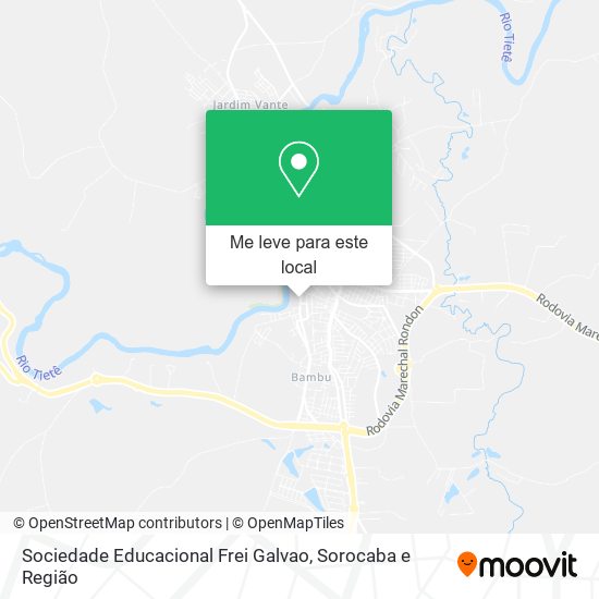 Sociedade Educacional Frei Galvao mapa
