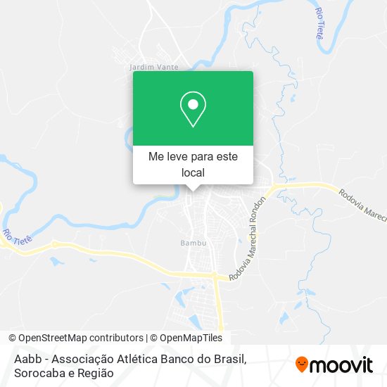 Aabb - Associação Atlética Banco do Brasil mapa