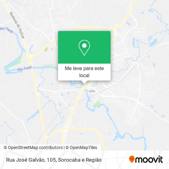 Rua José Galvão, 105 mapa