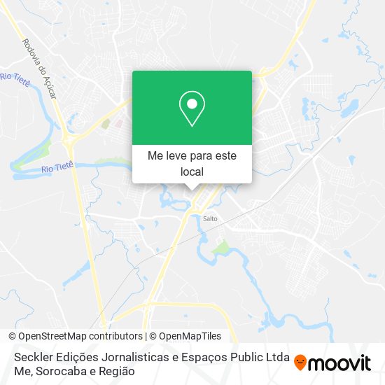 Seckler Edições Jornalisticas e Espaços Public Ltda Me mapa