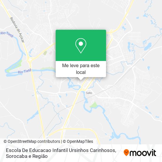 Escola De Educacao Infantil Ursinhos Carinhosos mapa